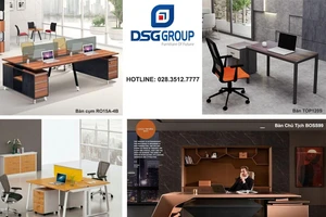 Bàn làm việc DSGGROUP: Khơi nguồn sáng tạo hướng đến thành công