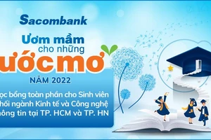 Sacombank “Ươm mầm cho những ước mơ” với 3.750 tỷ đồng học bổng toàn phần cho sinh viên