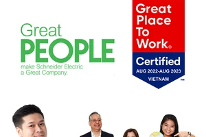 Schneider Electric “Nơi làm việc xuất sắc”của châu Á và Việt Nam
