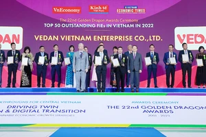 Vedan Việt Nam nhận giải Rồng Vàng 2023 