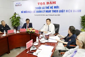 Cần áp dụng luật với các sản phẩm thuốc lá mới có chứa nguyên liệu thuốc lá