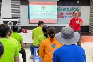 VWS tập huấn kỹ năng sơ cấp cứu cho người lao động