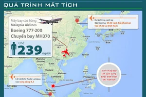 Một phi công nghe được tín hiệu bí ẩn từ máy bay Malaysia mất tích