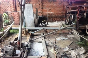 Hai người bị điện giật chết thương tâm dưới bể nước