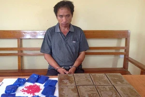 Nhét 8 bánh heroin, 2.200 viên ‘thuốc lắc’ trong túi xách