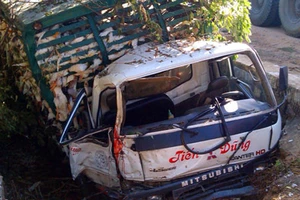 Lái xe ngủ gật lao xuống mương, hai người chết