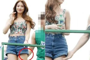 Những người đẹp châu Á bị sàm sỡ chốn đông người