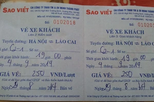 Hãng xe Sao Việt vẫn tiếp tục bán vé tuyến Hà Nội - Lào Cai?