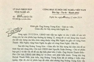 Giám đốc Sở phải viết kiểm điểm vì 'thiếu tôn trọng' Chủ tịch tỉnh
