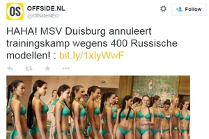 Đội bóng Đức ‘trốn chạy’ 400 cô người mẫu