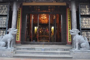 Di tích đầu tiên thay sư tử ‘lạ’ bằng nghê Việt