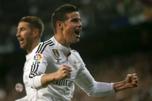 Trước trận tứ kết lượt về Real- Atletico: Cho James làm vua