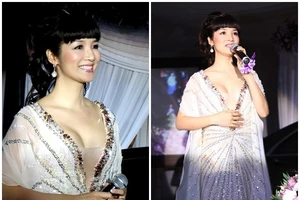 Váy áo hở táo bạo của người đẹp Giáng My