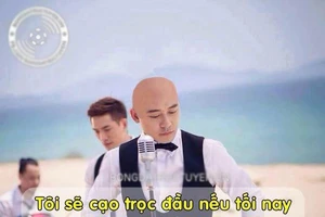 Tuấn Hưng cạo đầu vì U23 Việt Nam thua U23 Thái Lan