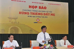 Công bố chương trình an sinh xã hội 'Hùng thiêng đất mẹ'