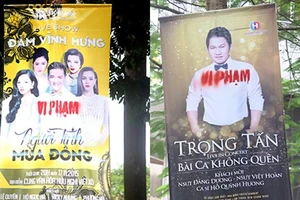 Bị đóng dấu 'vi phạm', Mr Đàm và Trọng Tấn nói gì?