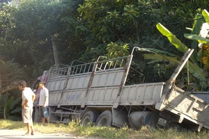 Xe tải cán khiến một phụ nữ tử vong tại chỗ
