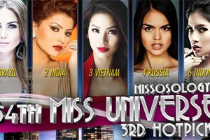Phạm Hương được dự đoán giành ngôi á hậu 2 Miss Universe