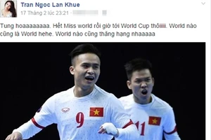 Đặng Thu Thảo, Lan Khuê vỡ òa cảm xúc giấc mơ World Cup