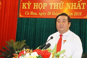 Ông Trần Văn Hiện được bầu làm Chủ tịch HĐND tỉnh Cà Mau