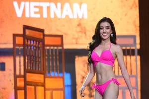 Huyền My dừng chân ở top 10 Hoa hậu Hoà bình Thế giới