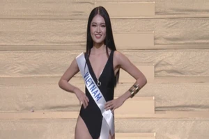 Ngắm Thùy Dung mặc bikini chung kết Hoa hậu Quốc tế 