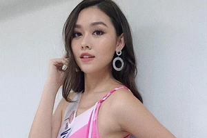 Ngắm Tường San thi áo tắm ở Hoa hậu Quốc tế 2019