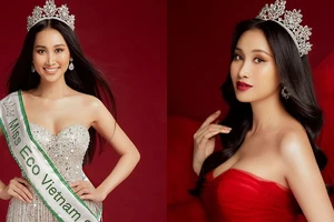 Hoa khôi Đoàn Hồng Trang thi Miss Eco International 2020
