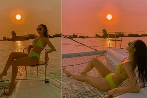 Loạt sao Việt về từ vùng dịch COVID-19, Minh Hằng khoe dáng 