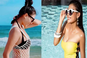Thúy Diễm tung bộ ảnh bikini gợi cảm