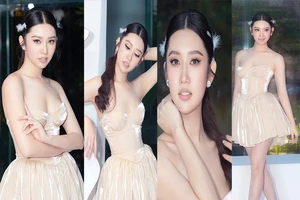 Thúy Ngân khoe dáng gợi cảm ở tuổi 29