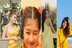 Mỹ nhân Việt khoe sắc vàng quyến rũ