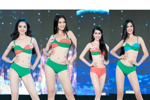 Thí sinh khoe bikini gợi cảm ở Bán kết Hoa hậu Việt Nam 2020