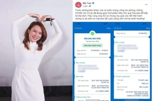 Mỹ Tâm, Đàm Vĩnh Hưng… ủng hộ quỹ vaccine phòng chống COVID-19