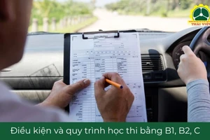 Điều kiện và Quy trình học thi bằng lái xe ô tô B1, B2, C