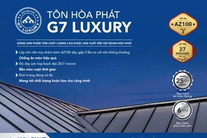 Hòa Phát ra mắt dòng tôn cao cấp, chất lượng ưu việt G7 – Luxury