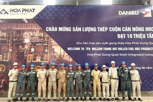 Hòa Phát cán mốc 10 triệu tấn HRC