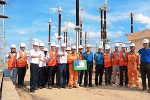 EVNGENCO1 thăm hỏi, động viên các lực lượng thi công trên công trường 500 kV mạch 3