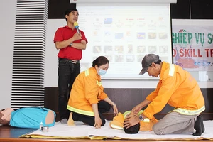 Công ty VWS tổ chức huấn luyện sơ cấp cứu cho người lao động