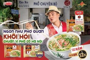 Acecook Việt Nam kết hợp cùng phở Khôi Hói mang hương vị phở lõi bò gầu giòn trứ danh đến mọi nhà