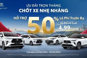 Bốn mẫu xe nhận ưu đãi mạnh tay từ Toyota Việt Nam và các Đại lý trong tháng 9