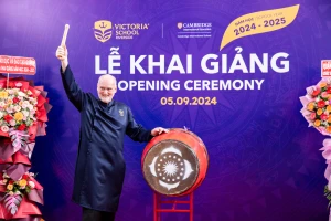 Không khí khai giảng rộn ràng tại Hệ thống trường học Hạnh phúc với sự đồng hành của UNESCO