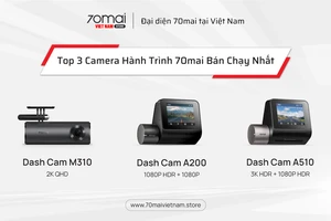 3 mẫu camera hành trình 70mai bán chạy nhất tại Hưng Yên