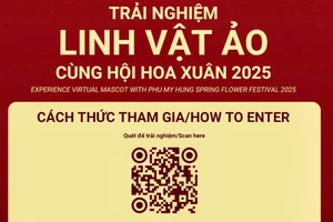 Trải nghiệm công nghệ AR cùng linh vật Đường hoa xuân Phú Mỹ Hưng