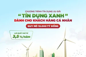 Agribank dành 10.000 tỷ đồng triển khai chương trình ưu đãi ‘Tín dụng xanh’ đối với khách hàng cá nhân