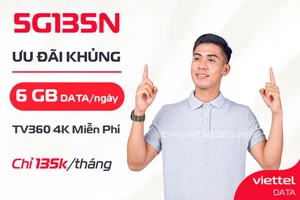 Các gói cước 5G Viettel ưu đãi khủng hỗ trợ chuyển đổi số