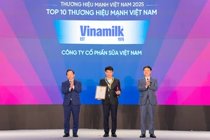 Vinamilk tự hào được bình chọn là 1 trong 10 thương hiệu mạnh Việt Nam