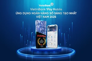 VietinBank iPay Mobile nhận giải thưởng ‘Ứng dụng Ngân hàng số sáng tạo nhất Việt Nam 2025’