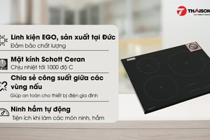 Phân tích bếp từ 3 vùng nấu Bosch PID775DC1E và Chefs EH-IH555