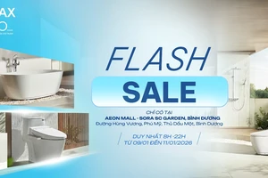 INAX kỷ niệm 30 năm tại Việt Nam với chương trình Flash Sale đặc biệt mừng năm mới